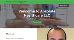 Desktop Screenshot of absolutehealthcare.org