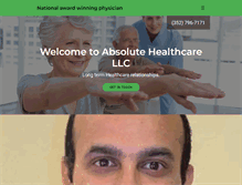 Tablet Screenshot of absolutehealthcare.org